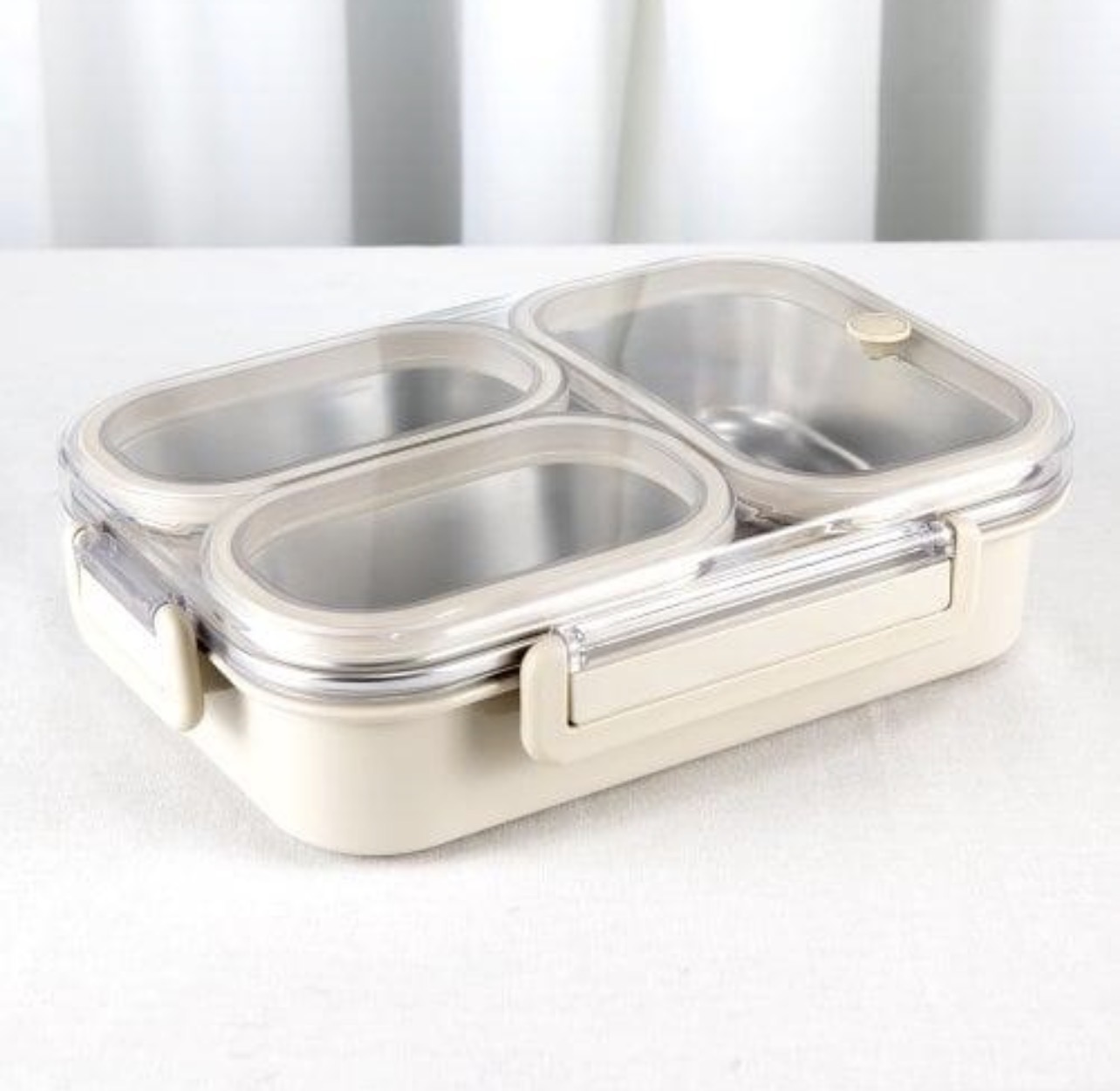 Stainless Steel Compartment Lunch Box Quantity: 500 Pieces